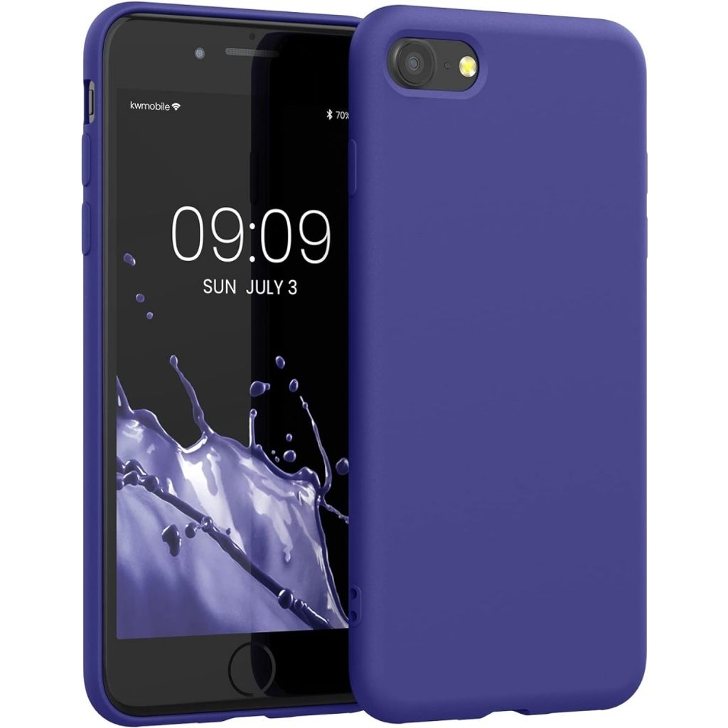 kwmobile Handyhülle für iPhone SE 2022 Hülle / iPhone SE 2020 / iPhone 8 / iPhone 7, für iPhone SE Hülle - Schutzhülle für kabelloses Laden ...