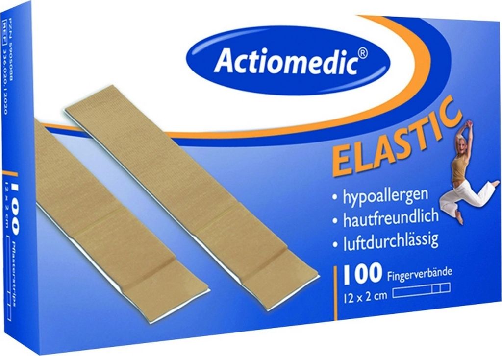 ACTIOMEDIC ELASTIC Fingerverband Pack à 100 Stück - 12 x 2 cm