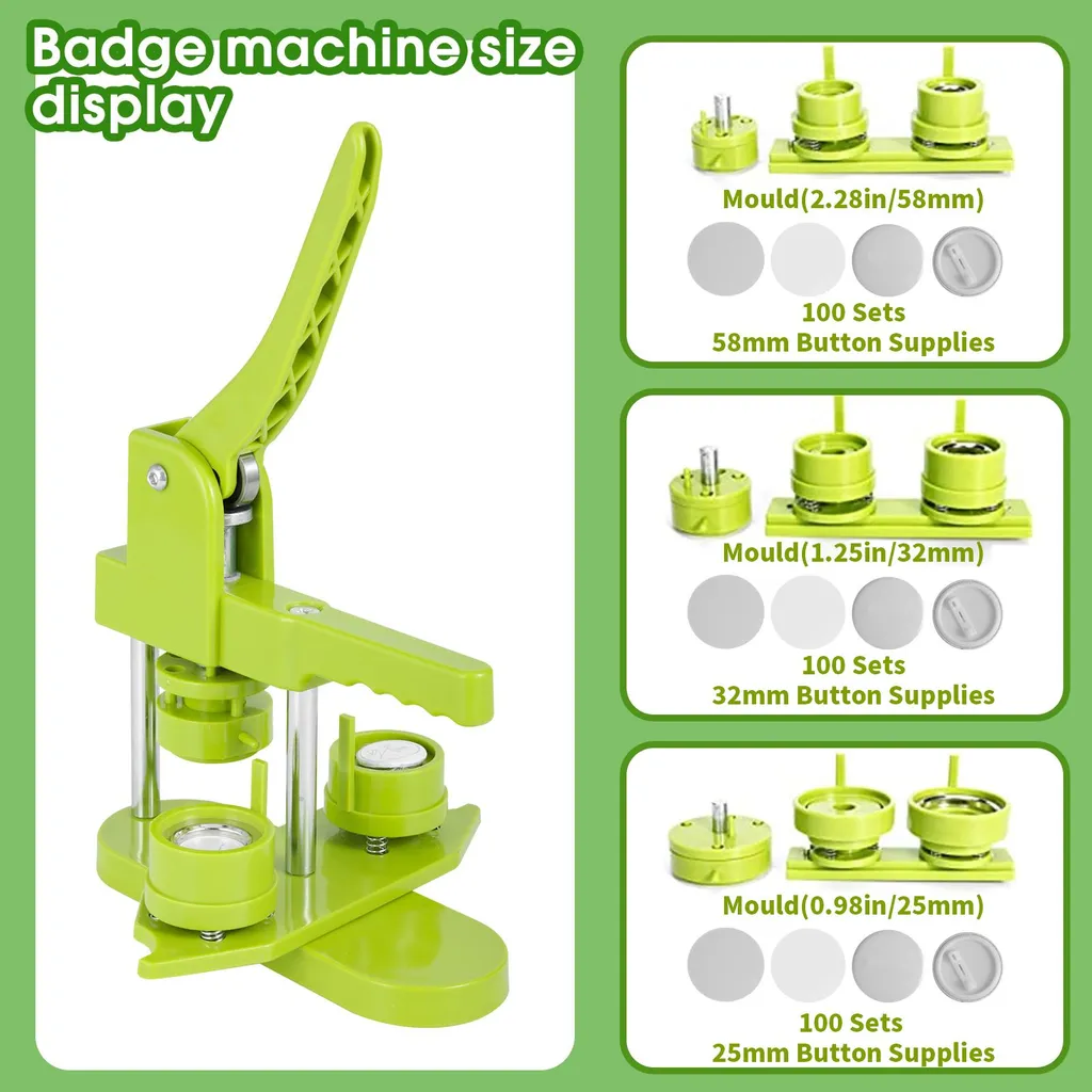Machine à fabriquer des badges 25mm avec kit DIY complet de 100 pièces - 3