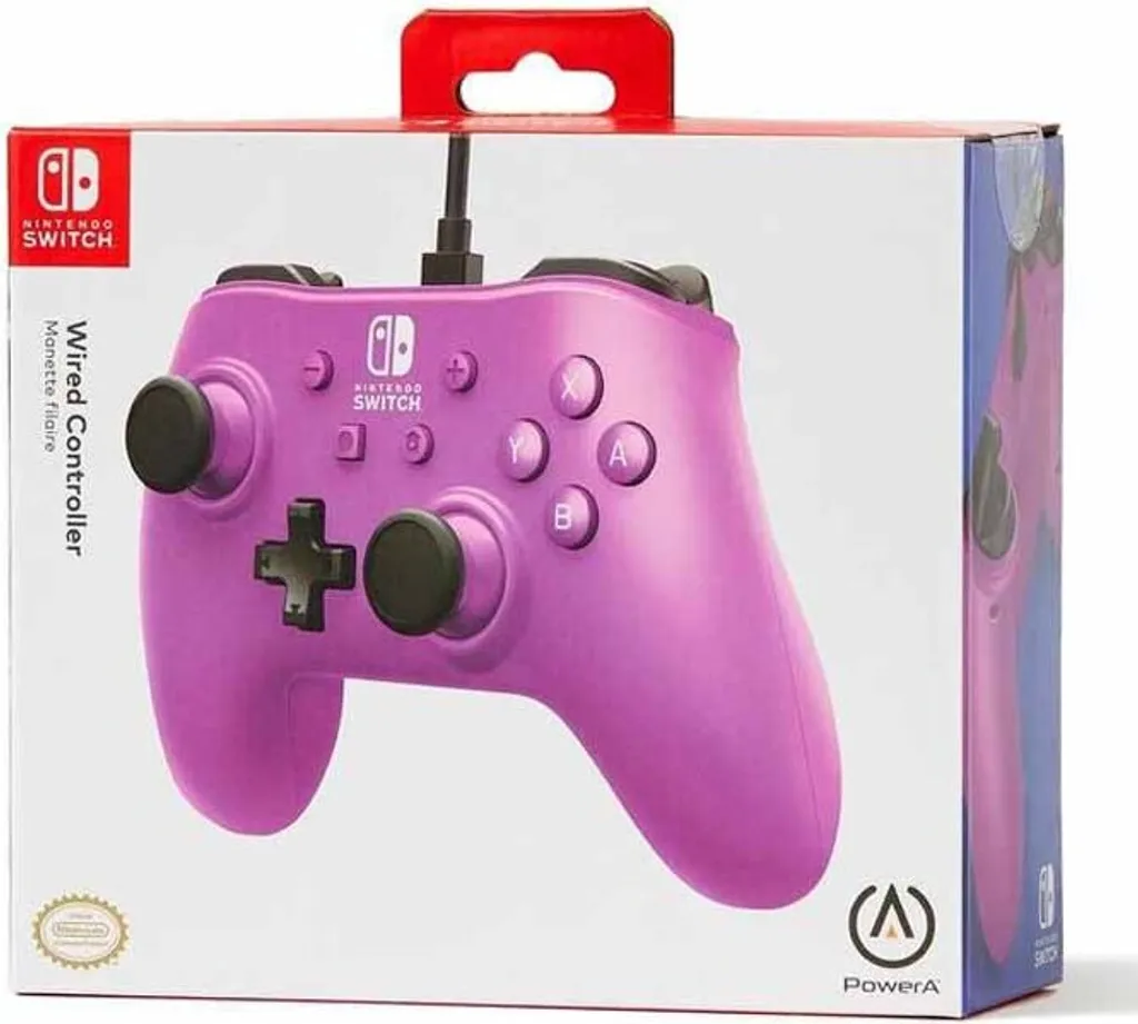 Manette Gamepad Analogique Violette USB pour Console Nintendo Switch - 15