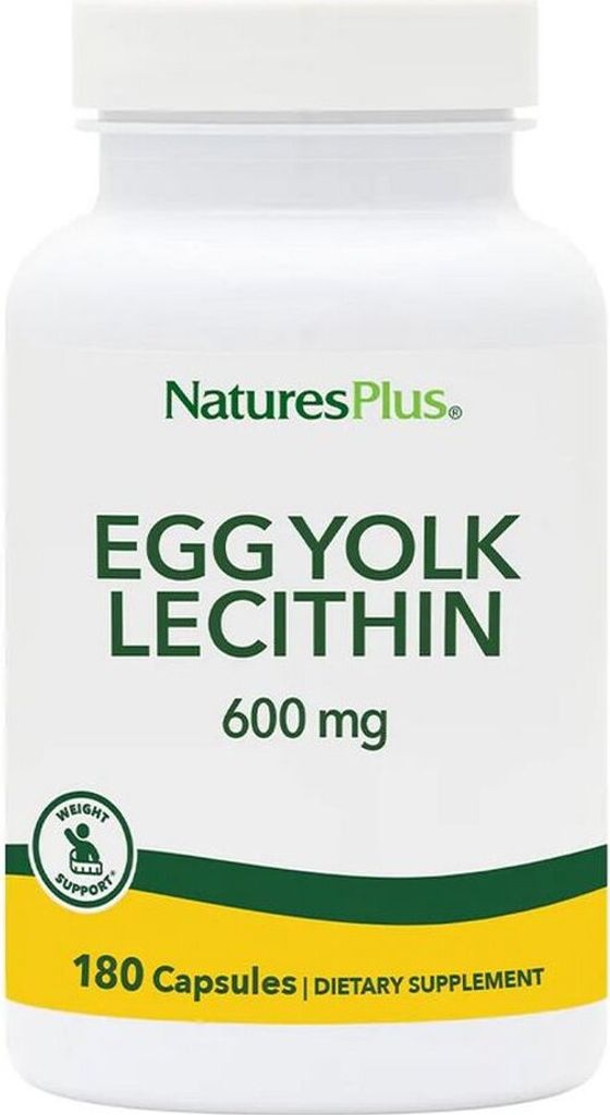 Natures Plus Egg Yolk Lecithin 600 mg - 180 Kapseln Produktbild 