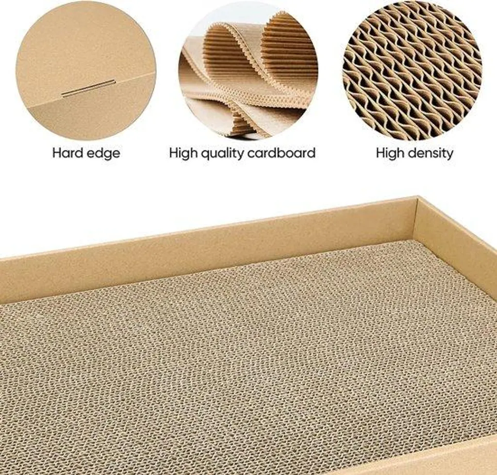 Tapis à gratter pour chats d'appartement, idéal contre l'ennui du félin