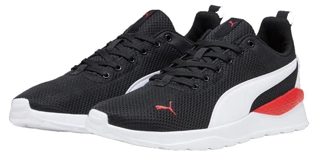 Puma Anzarun Lite Uni Sneaker Sportschuh 371128 50 Black/White all Time Red, Schuhgröße:38 EU