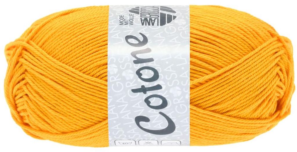 Lana Grossa - Cotone 0092 gelborange Produktbild 
