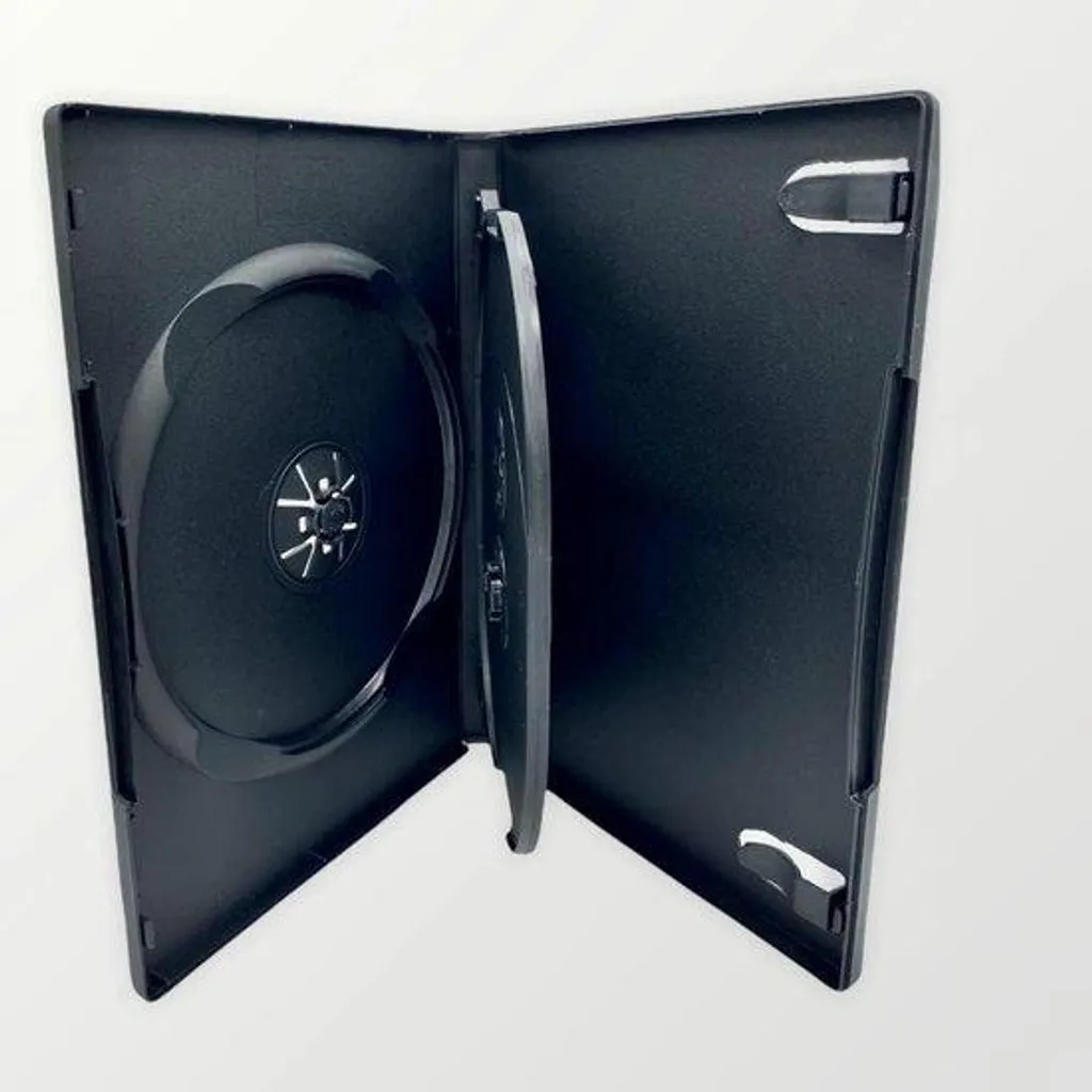 Boîtier DVD pour 3 disques noir 14mm - Idéal pour séries et sagas (lot 25)