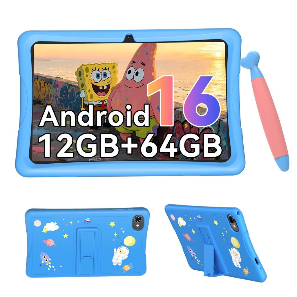 VekfulPC Kinder Tablet 10,1", Android 16, 12GB+64GB, Produktbild 
