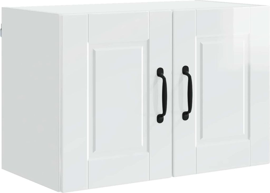 vidaXL Küchenschrank Hochglanz Weiß 60 x 31 x 40 cm Holzwerkstoff