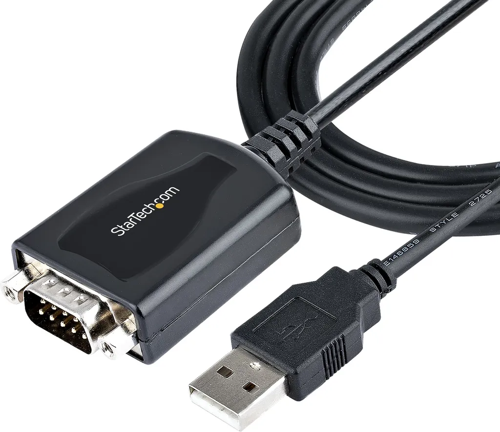 Connecter un Appareil Série RS232 sur Port USB avec StarTech 1P3FPC Noir