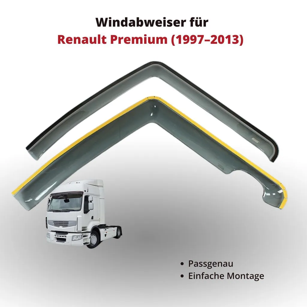 Déflecteur d'air Renault Premium Montage Extérieur - Haute Résistance