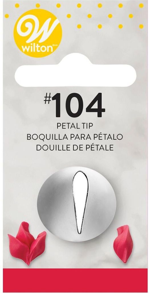 Wilton Decorating Tip #104 Petal Carded Produktbild 1