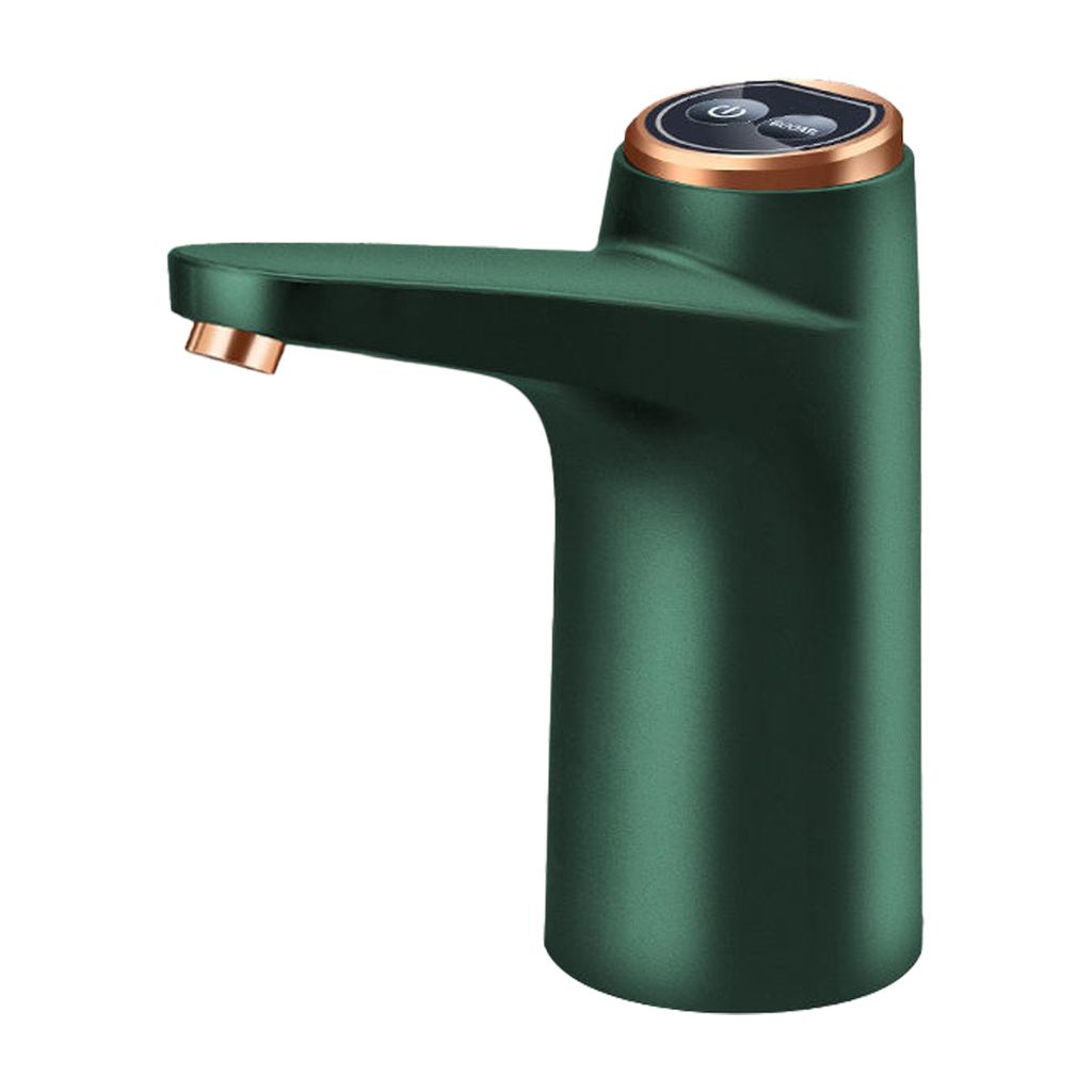 USB-Ladung Elektrische Wasserpumpe Anti-Rust-Küchengeräte intelligenter Wasserflaschenspender für Wasser in Flaschen-Grün