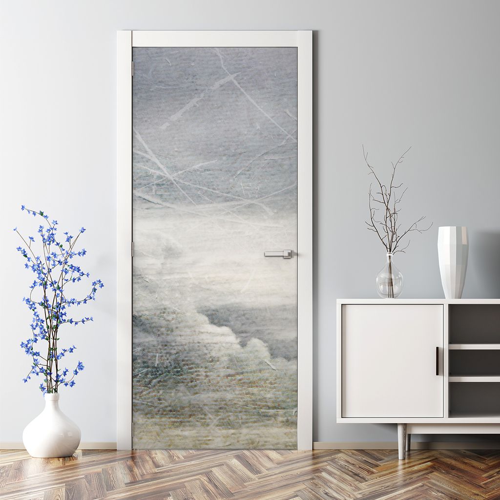 Dekorative Türposter selbstklebend Wandaufkleber Türaufkleber Himmel Kunst Malerei 77 x 200 cm