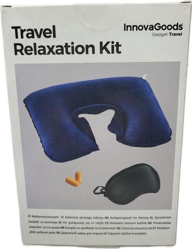 InnovaGoods Entspannung Reiseset - Farbe: Blau