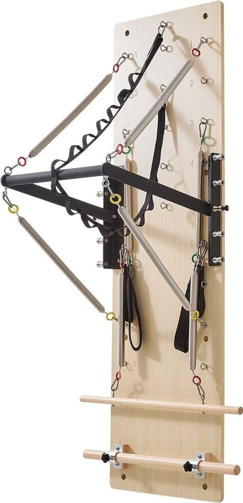 Wall Mounted Pilates Reformer Machine Pilates Springboard Maple Wood