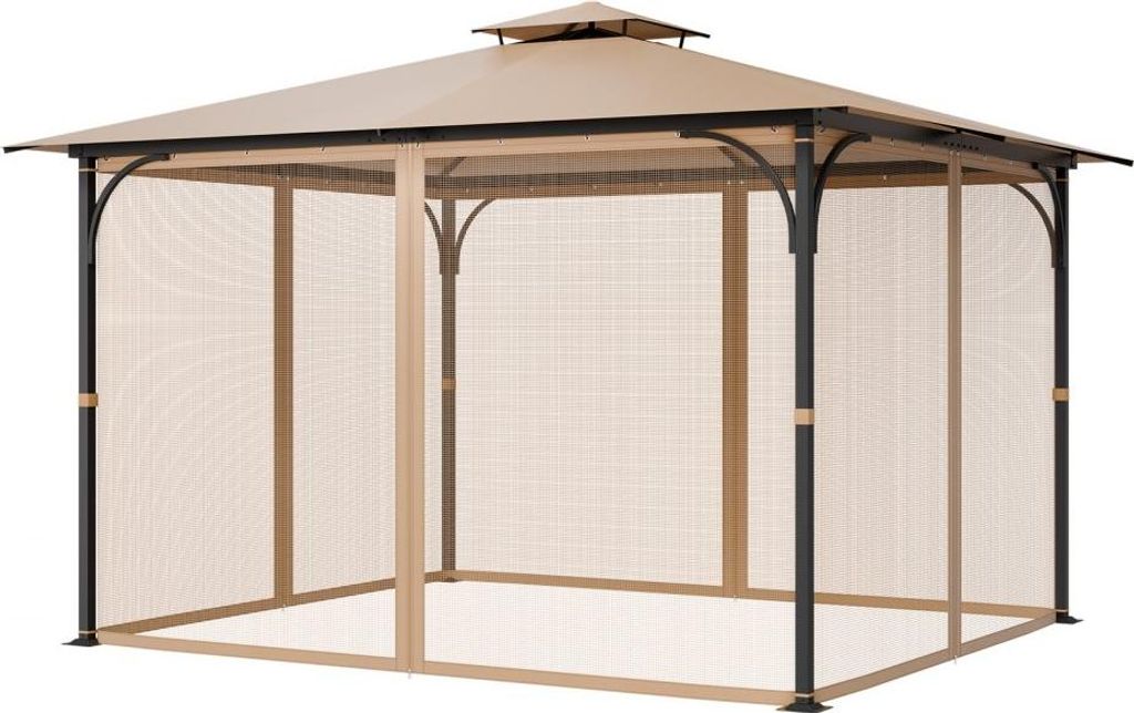 Pavillon Moskitonetz Insektenschutz - Ersatznetz 275x340x220cm - Nur Netz für Pavillon Moskitoschutz
