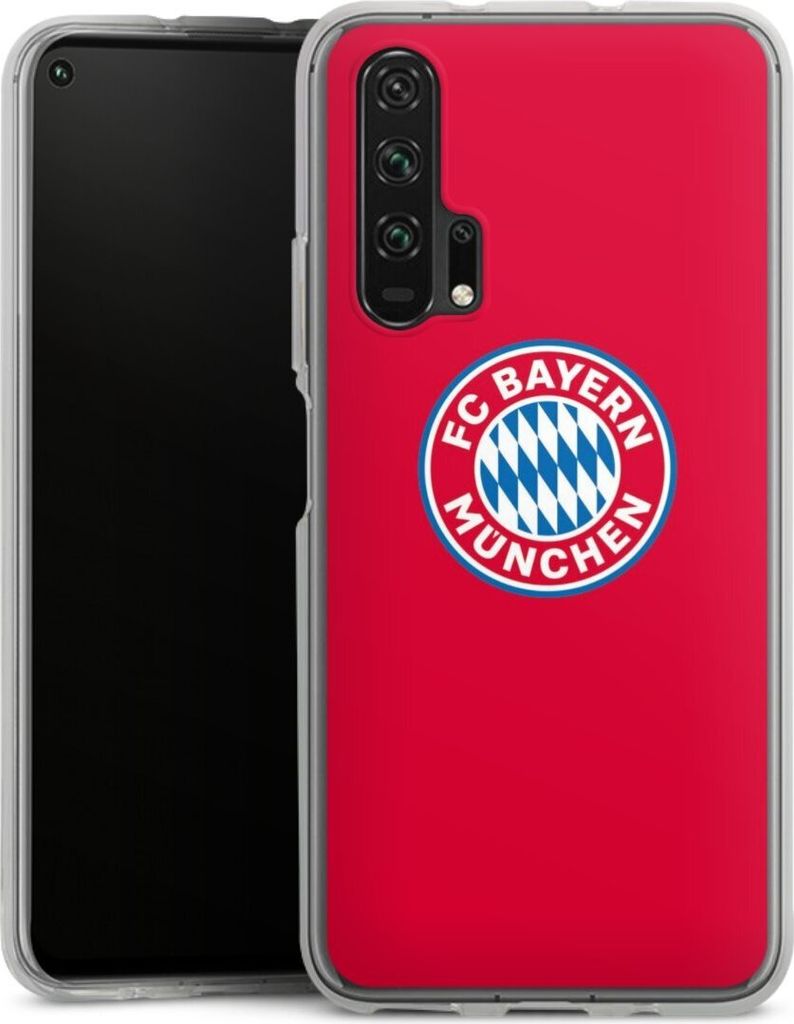 DeinDesign Handyhülle für Huawei Honor 20 Pro Silikon Hülle Case Smartphone Schutzhülle FC Bayern München FCB Logo