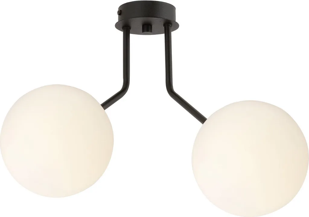 Luminaire de Plafond Style Scandinave Noir et Blanc NOVA 2 Emibig