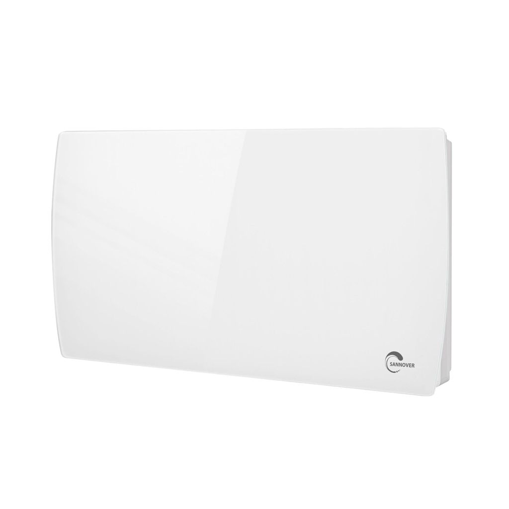 Elektrischer Wandheizkörper aus Glas Sorimo NF 2000 W Weiß Sannover