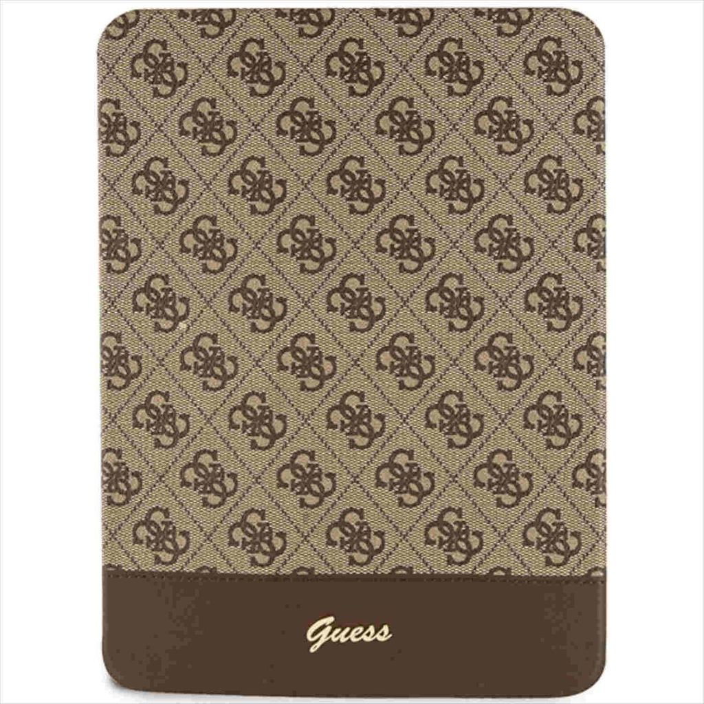 Guess GUFC11PS4SGW iPad 10.9" braun 4G Stripe Allover Produktbild 
