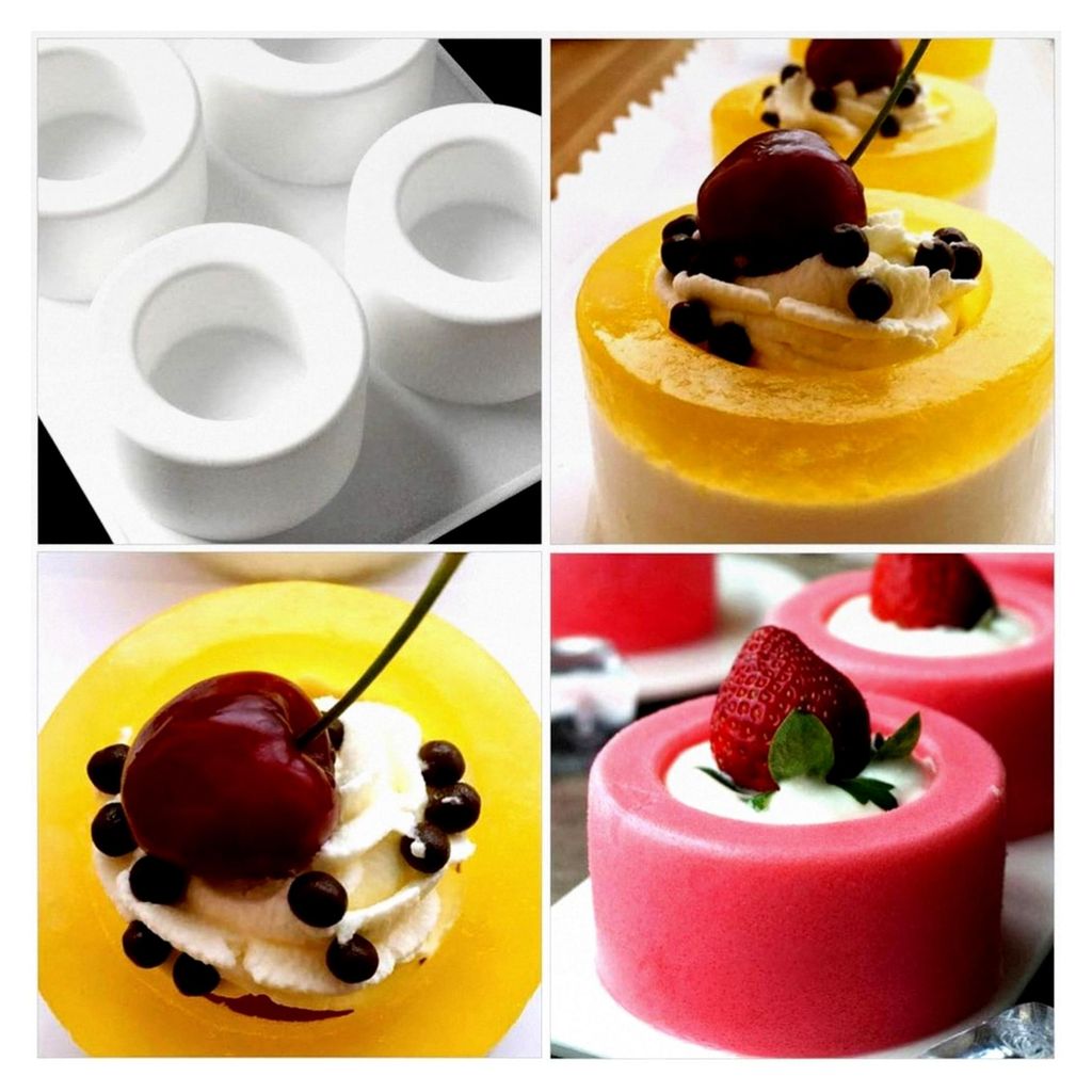 Silikon Kuchenform 29,40 x 17,00 x 4,30 cm Flexible Backform für DIY Desserts, Pudding und Schokolade
