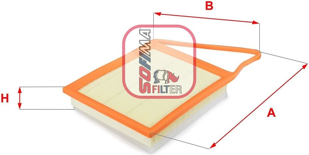 Luftfilter SOFIMA S 3645 A passend für PEUGEOT 2008 Kombi Produktbild 