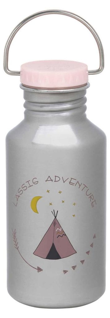 Lässig Trinkflasche Kinder - Edelstahl, Adventure Tipi Produktbild 