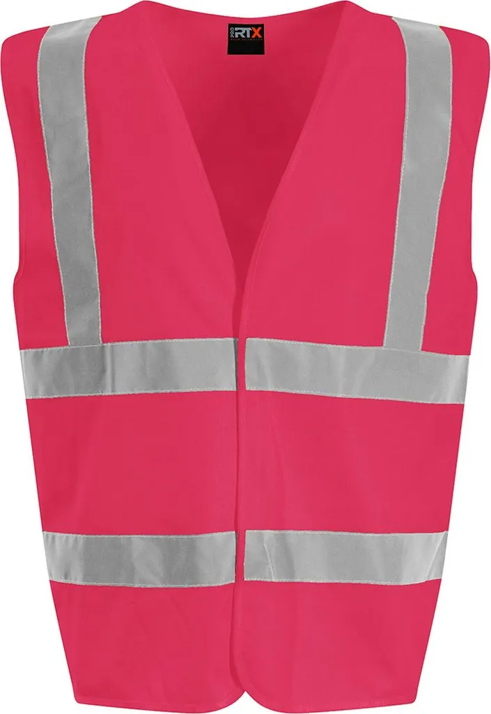 PRO RTX - Gilet "Alta visibilità" per uomo/donna unisex PC4002 (3XL) (Rosa)