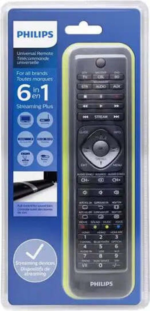 Philips Perfekter Ersatz SRP5016/10 Fernbedienung IR Produktbild 