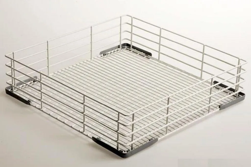 Panier métallique universel KBS carré 100 mm pour organiser l'atelier