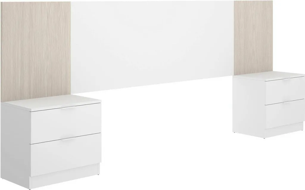 Dujuan Tête de lit 259x34 cm Marron Double - Élégance pour votre Chambre