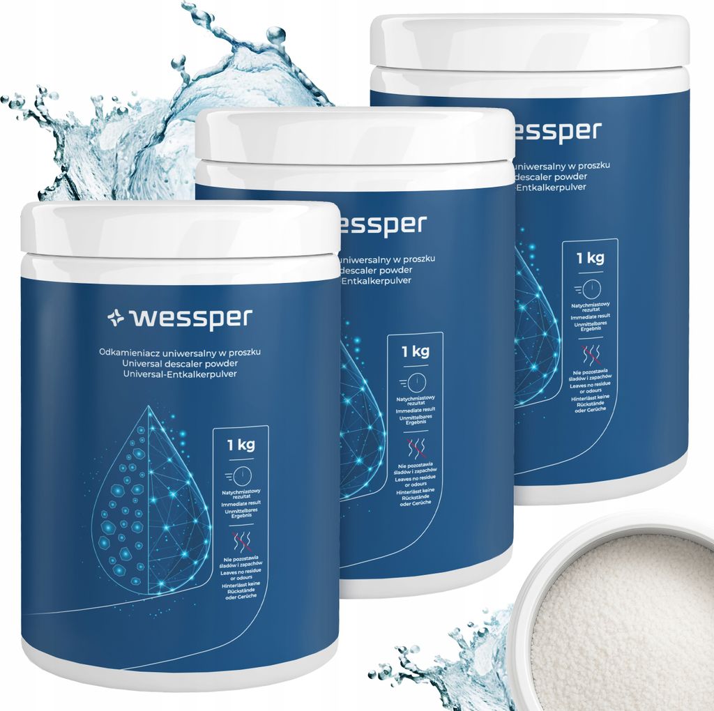 Wessper Entkalkungspulver Universal 3 Kg - Für Produktbild 