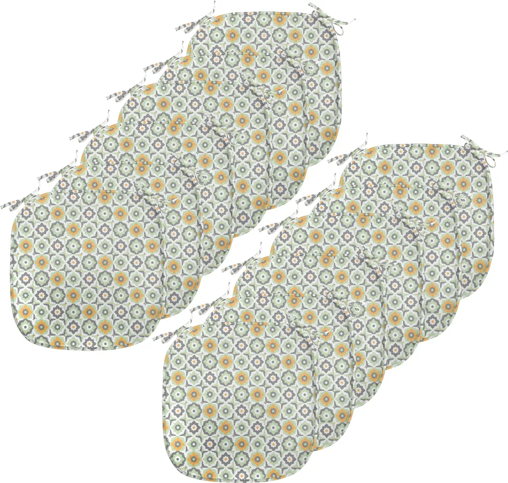 Abakuhaus Set 12 Cuscini Imbottiti 40x40 - Tessuto Tecnico Lotus