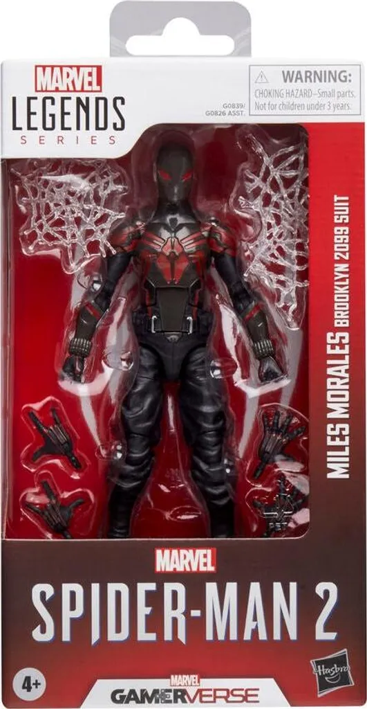 Figurine Spider-Man 2 Miles Morales Brooklyn 2099 articulée de 15 cm