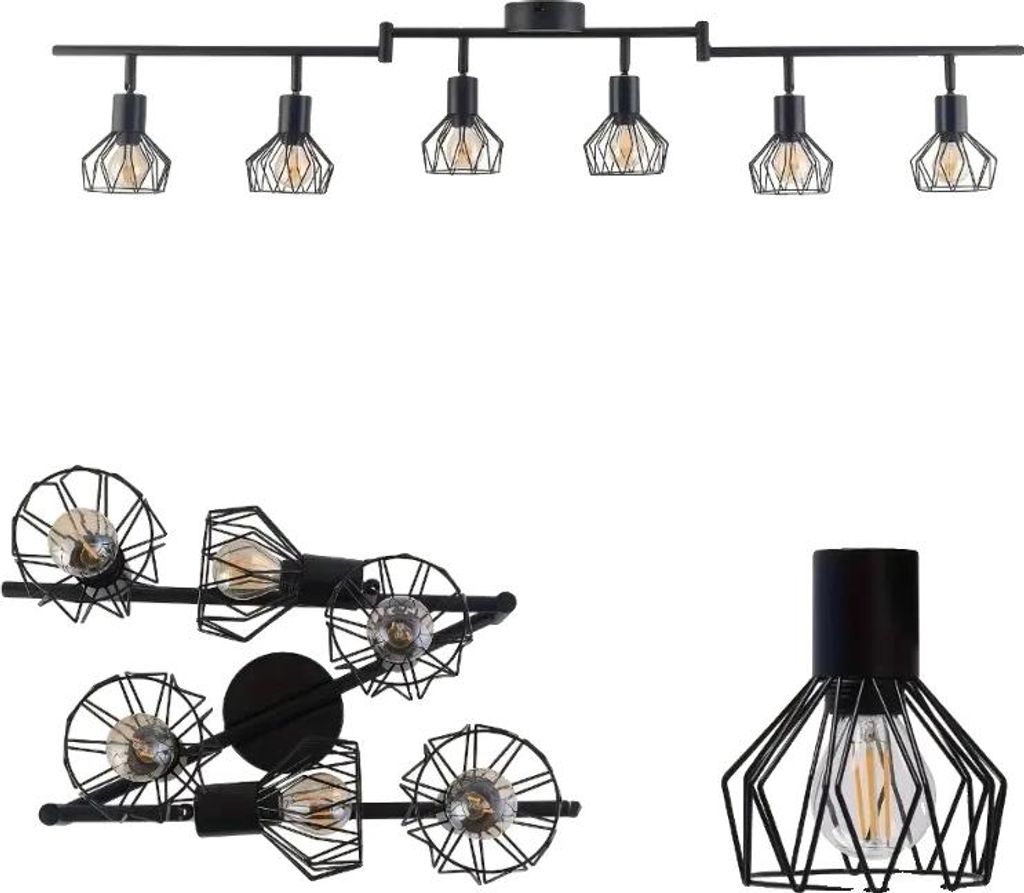 Kronleuchter, zeitgenössischer Stil, einfache Installation, Keine Glühbirne, 6 Köpfe