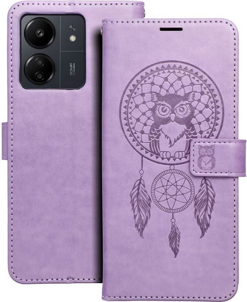 Mezzo bogtaske til Xiaomi Redmi 13C / Poco C65 Dreamcatcher Purple