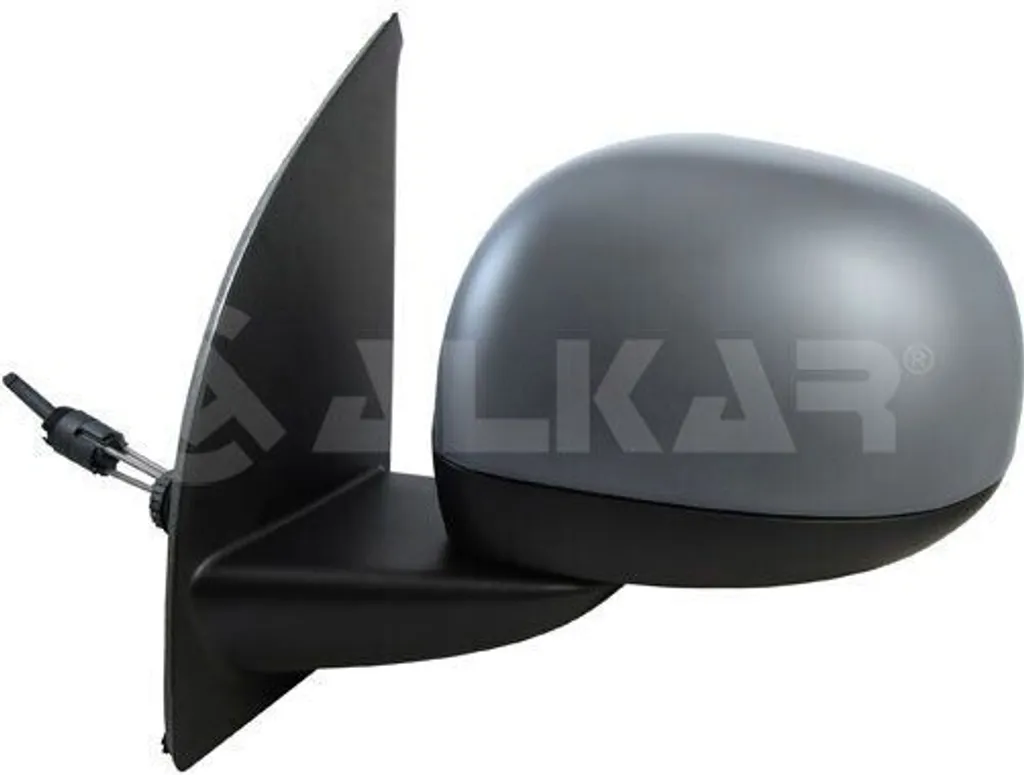 Rétroviseur extérieur gauche pour Fiat Panda noir - Miroir de rechange