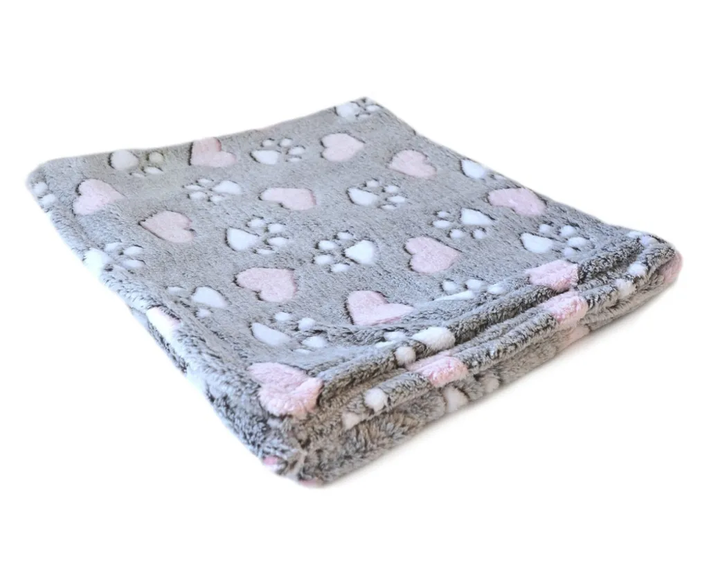 Coperta Cani CAPPELLI E CUORI 120x70 - L'Accessorio più Social dell'Anno
