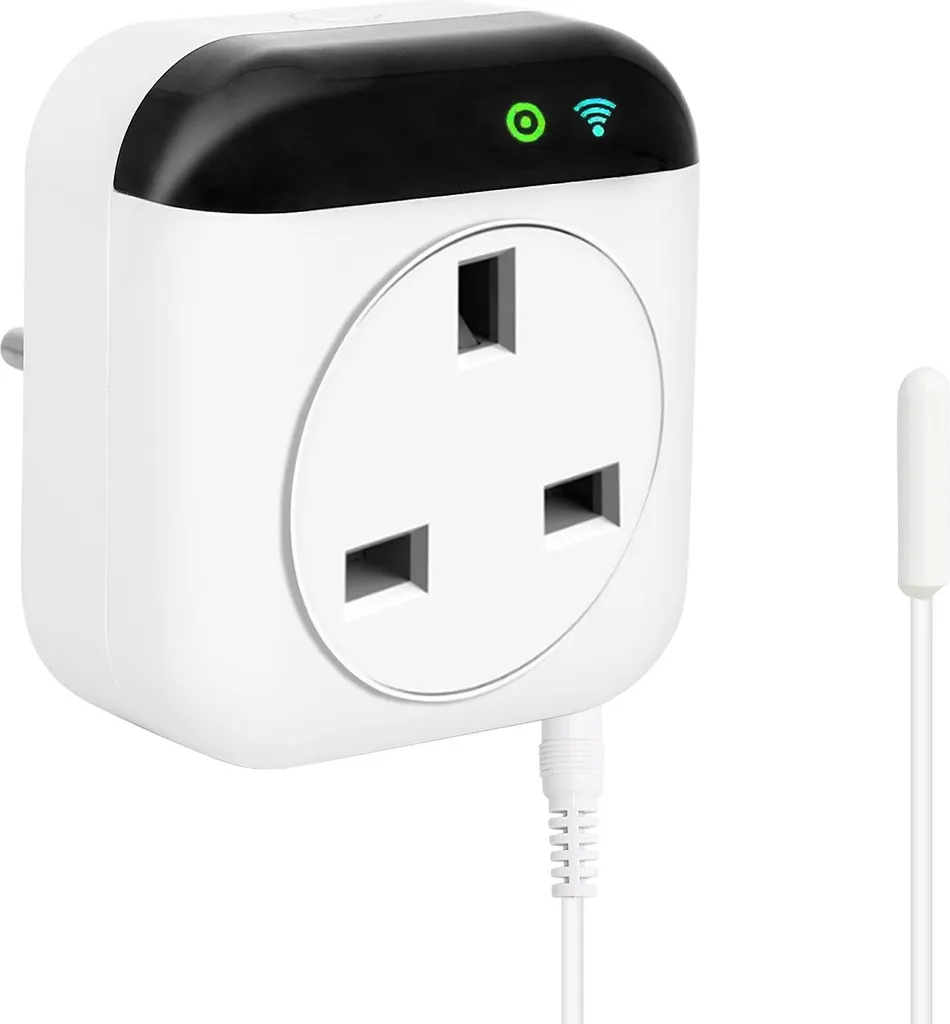 Prise thermostatique WiFi programmable Smart Life pour chauffage 16A