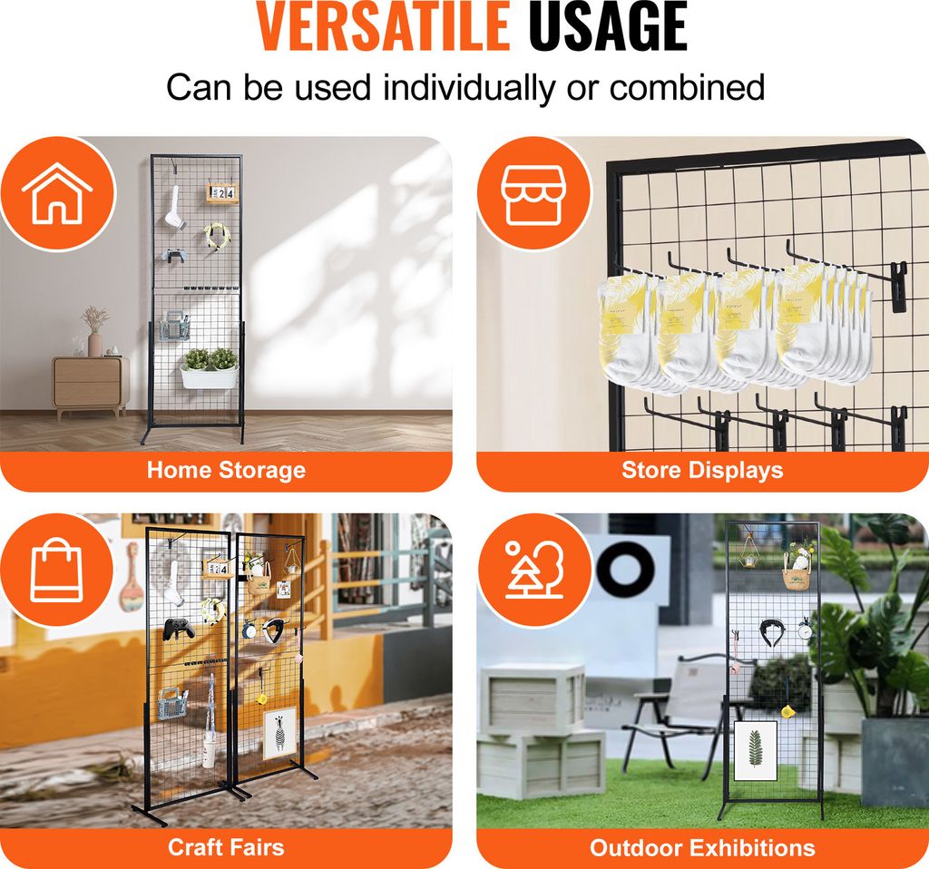 VEVOR 2 x 5,6 sieťové nástenné panely Veža 2 balenia Obrázok produktu 6
