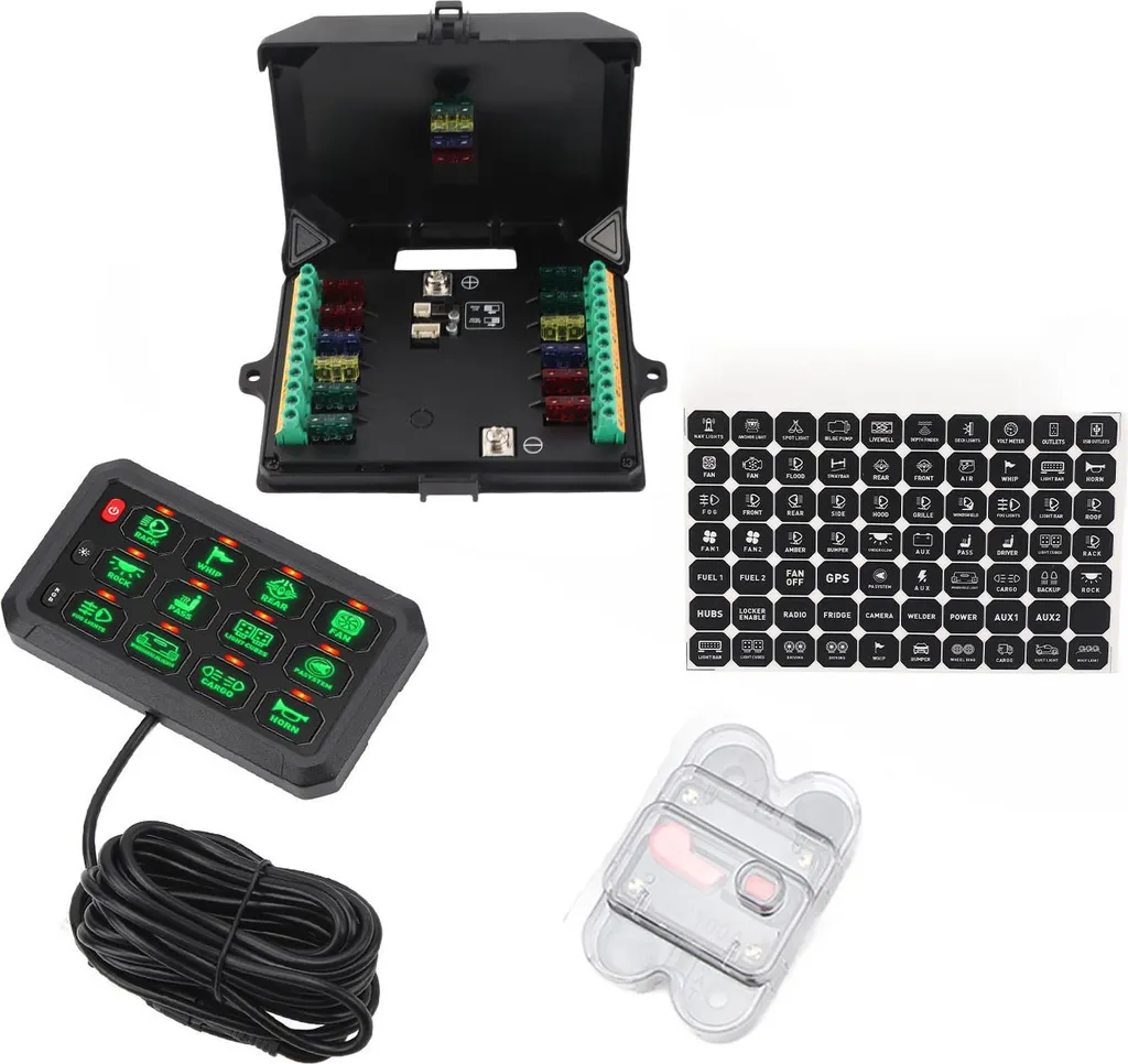 Tableau de commande 12V pour circuits électriques de SUV et ATV