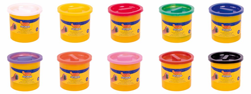 JOVI BLANDIVER pâte à modeler 10x110g, 10 couleurs Image du produit 