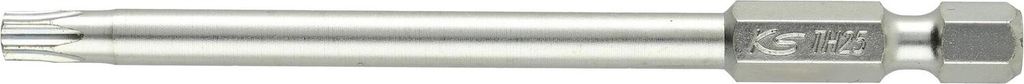 KS-Tools 911.7636 1/4" TX-Bit T25, 89mm lang, m. Bohrung