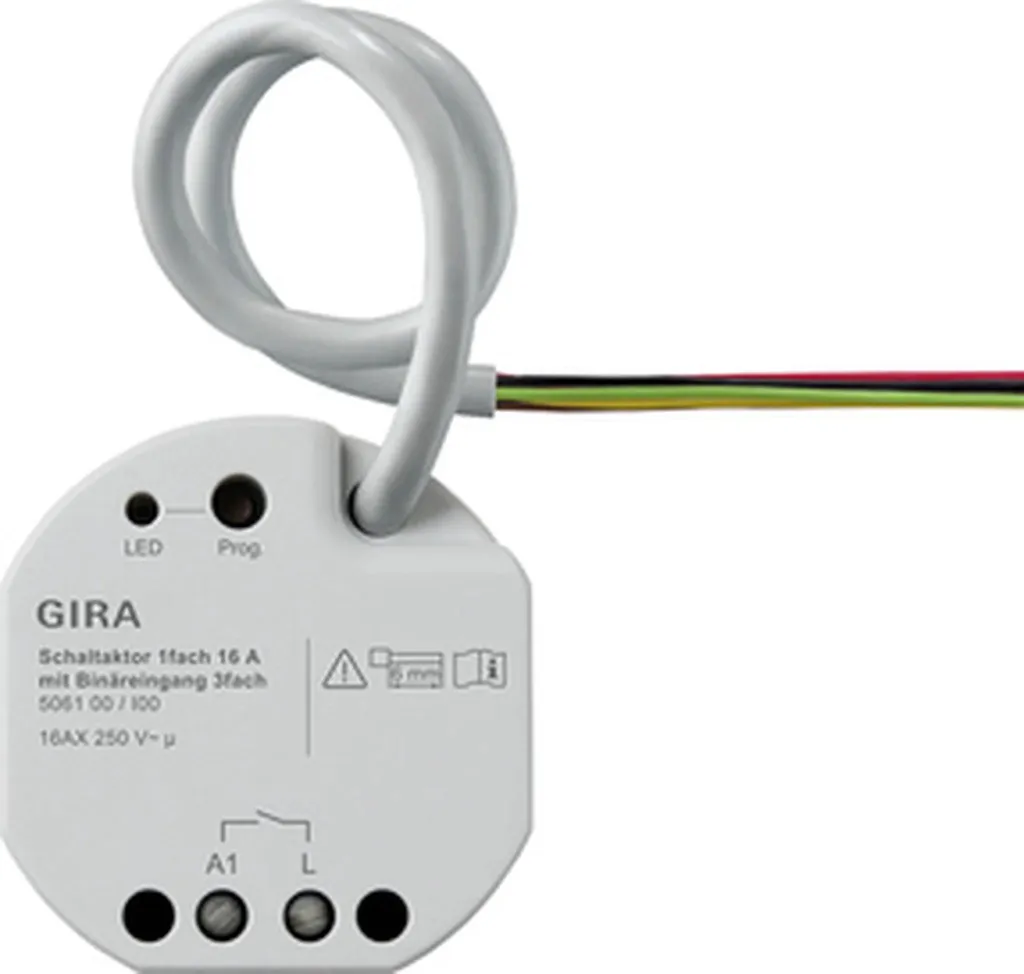 Module de commutation KNX Gira 16A pour automatisation d'éclairage UP