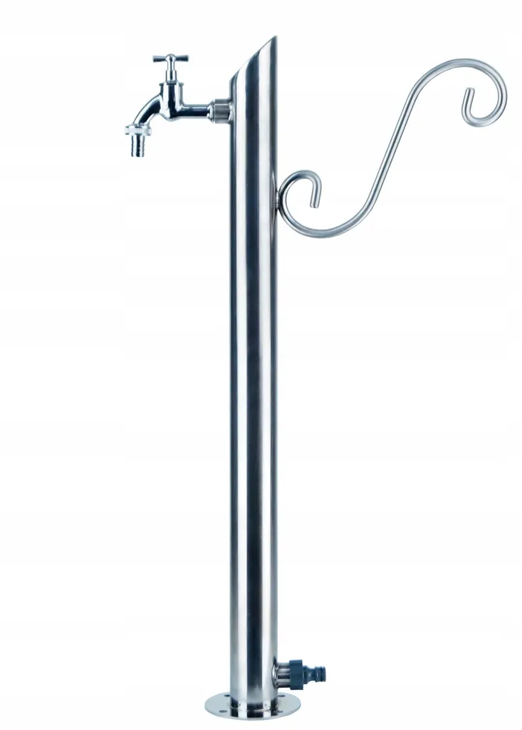 Colonne d'eau 70cm en acier inoxydable pour arrosage extérieur