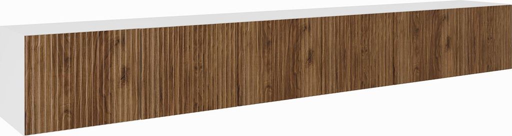 MEBLINI TV-Schrank 300cm Lang - Fernsehschrank - TV Lowboard Industrial - Unterschrank für Fernseher - TV-Unterschrank - TV-Schrank - Hängeschran...
