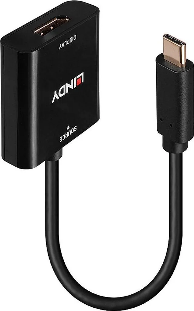 Convertitore Lindy 43269 USB-C a DP 1.4 - Gaming 4K 144Hz Senza Lag