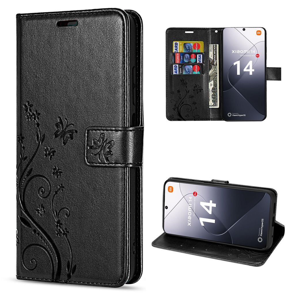 Hülle Xiaomi 14 Handy Tasche Handyhülle Wallet Case Flip Produktbild 