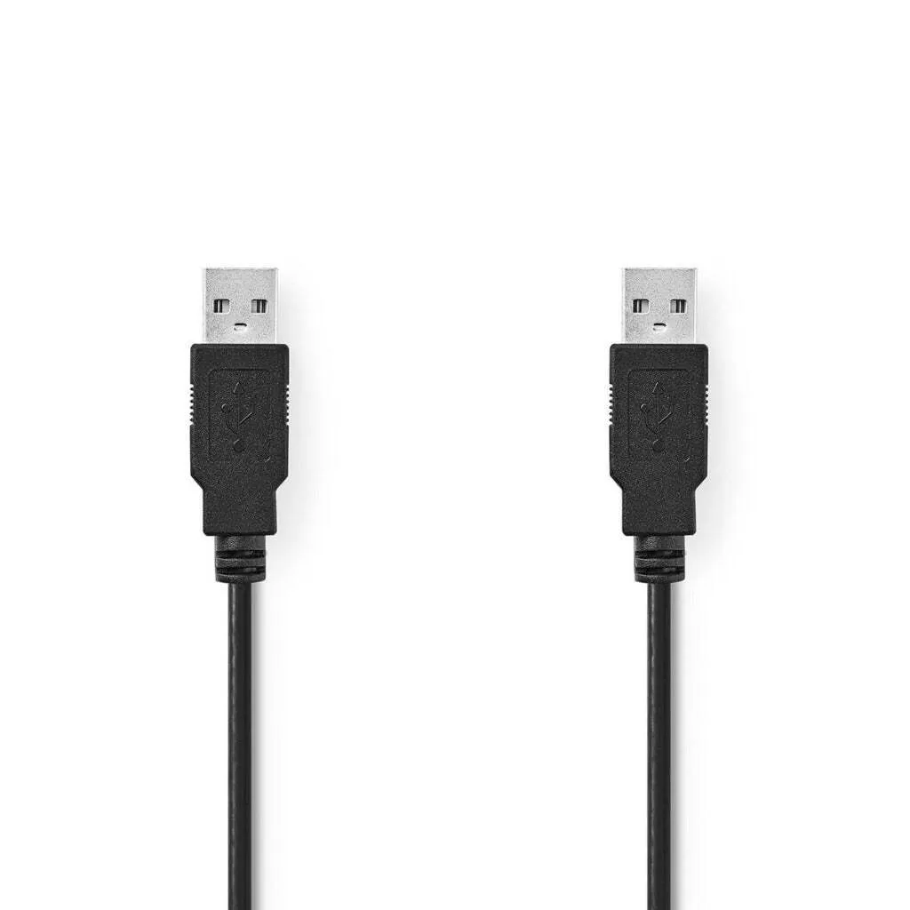 Nedis Ccgt60000Bk10 Cavo Usb 2.0 A maschio - A maschio 1,0 M Nero