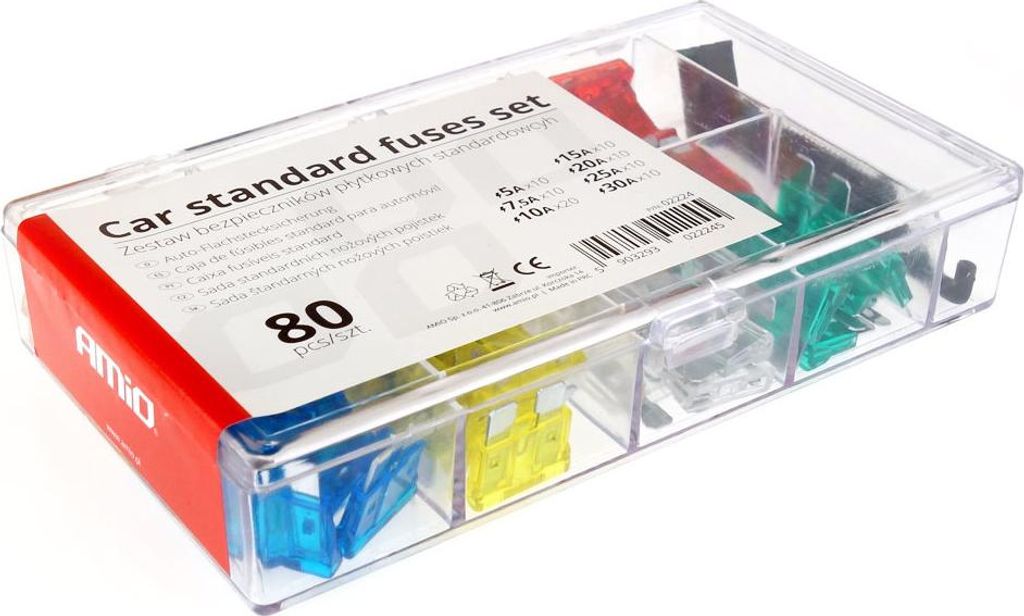 Kit de fusibles plats pour l'automobile STANDARD - 80 Image du produit 