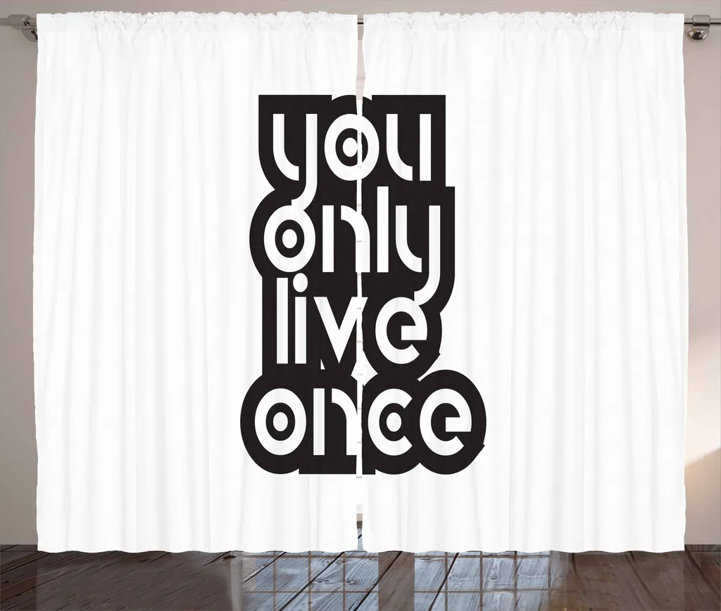 Tenda YOLO ABAKUHAUS 280x175 cm - Trend Bianco e Nero per la Casa